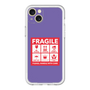 スリムプロテクションプレミアムケース［ FRAGILE Sticker - Purple ］
