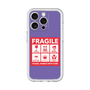 スリムプロテクションプレミアムケース［ FRAGILE Sticker - Purple ］