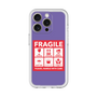 スリムプロテクションプレミアムケース［ FRAGILE Sticker - Purple ］