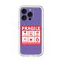 スリムプロテクションプレミアムケース［ FRAGILE Sticker - Purple ］