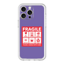 スリムプロテクションプレミアムケース［ FRAGILE Sticker - Purple ］