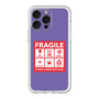 スリムプロテクションプレミアムケース［ FRAGILE Sticker - Purple ］