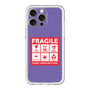 スリムプロテクションプレミアムケース［ FRAGILE Sticker - Purple ］