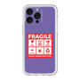 スリムプロテクションプレミアムケース［ FRAGILE Sticker - Purple ］