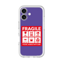 スリムプロテクションプレミアムケース［ FRAGILE Sticker - Purple ］