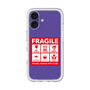 スリムプロテクションプレミアムケース［ FRAGILE Sticker - Purple ］