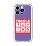 スリムプロテクションプレミアムケース［ FRAGILE Sticker - Purple ］