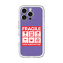 スリムプロテクションプレミアムケース［ FRAGILE Sticker - Purple ］