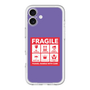 スリムプロテクションプレミアムケース［ FRAGILE Sticker - Purple ］