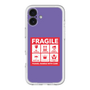 スリムプロテクションプレミアムケース［ FRAGILE Sticker - Purple ］