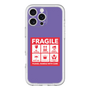 スリムプロテクションプレミアムケース［ FRAGILE Sticker - Purple ］