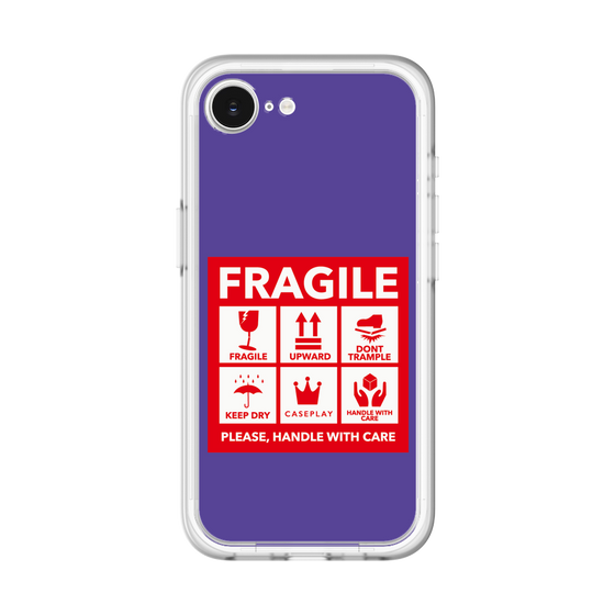 スリムプロテクションプレミアムケース［ FRAGILE Sticker - Purple ］