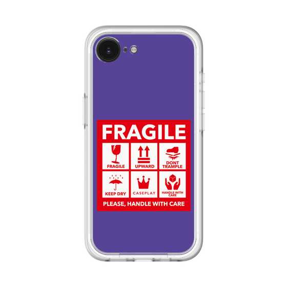 スリムプロテクションプレミアムケース［ FRAGILE Sticker - Purple ］