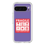 スリムプロテクションプレミアムケース［ FRAGILE Sticker - Purple ］