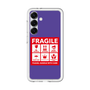 スリムプロテクションプレミアムケース［ FRAGILE Sticker - Purple ］