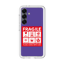 スリムプロテクションプレミアムケース［ FRAGILE Sticker - Purple ］