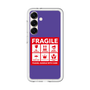 スリムプロテクションプレミアムケース［ FRAGILE Sticker - Purple ］