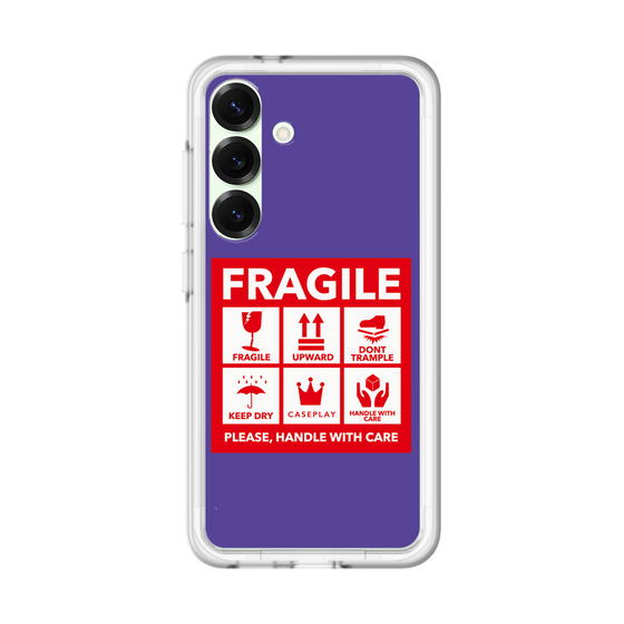スリムプロテクションプレミアムケース［ FRAGILE Sticker - Purple ］