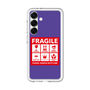 スリムプロテクションプレミアムケース［ FRAGILE Sticker - Purple ］
