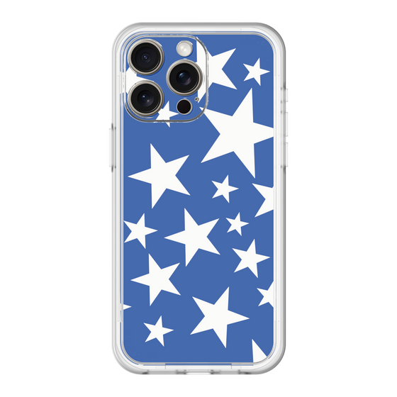 スリムプロテクションプレミアムケース［ Stars - Blue ］