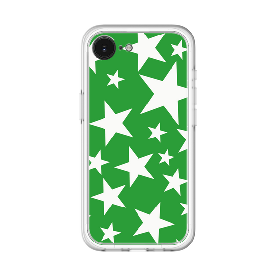 スリムプロテクションプレミアムケース［ Stars - Green ］