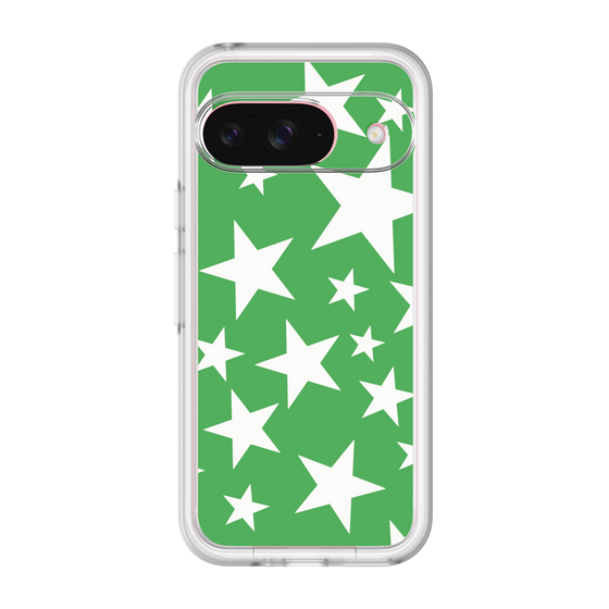 スリムプロテクションプレミアムケース［ Stars - Green ］