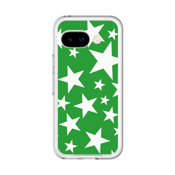 スリムプロテクションプレミアムケース［ Stars - Green ］