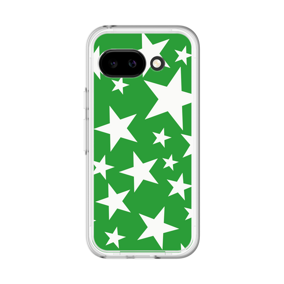 スリムプロテクションプレミアムケース［ Stars - Green ］