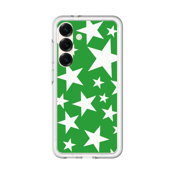 スリムプロテクションプレミアムケース［ Stars - Green ］