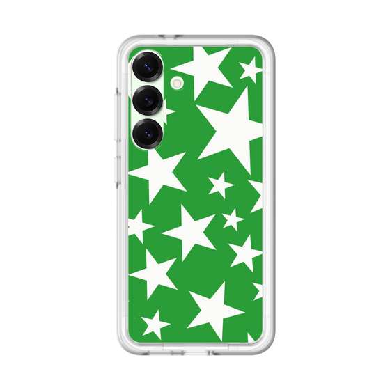 スリムプロテクションプレミアムケース［ Stars - Green ］