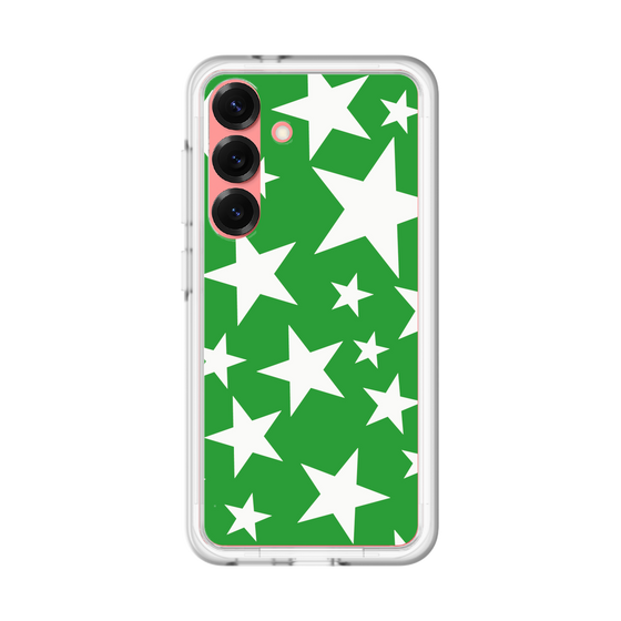 スリムプロテクションプレミアムケース［ Stars - Green ］