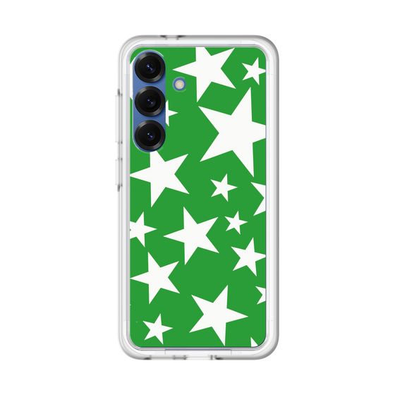 スリムプロテクションプレミアムケース［ Stars - Green ］
