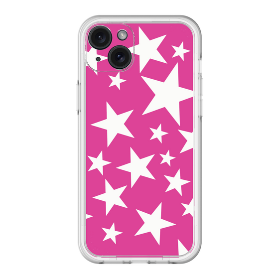 スリムプロテクションプレミアムケース［ Stars - Pink ］