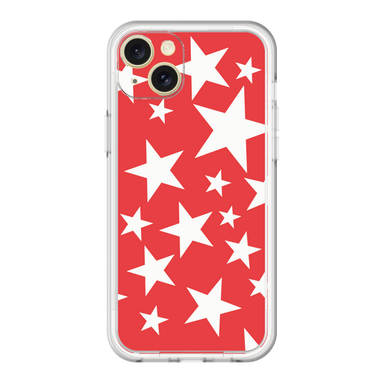 スリムプロテクションプレミアムケース［ Stars - Red ］