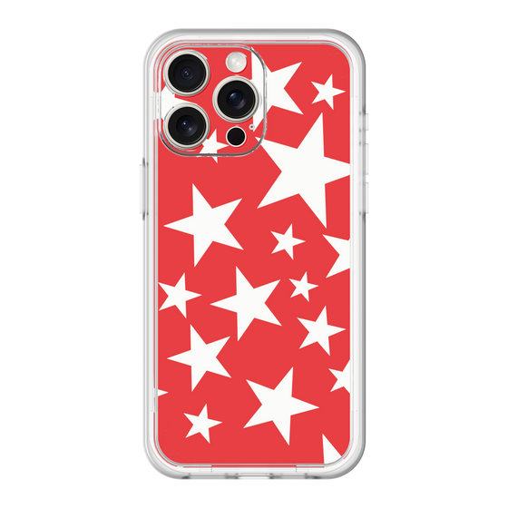 スリムプロテクションプレミアムケース［ Stars - Red ］