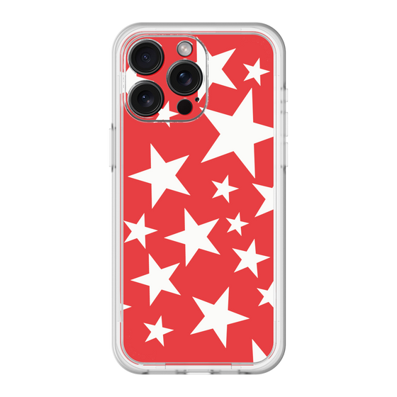 スリムプロテクションプレミアムケース［ Stars - Red ］