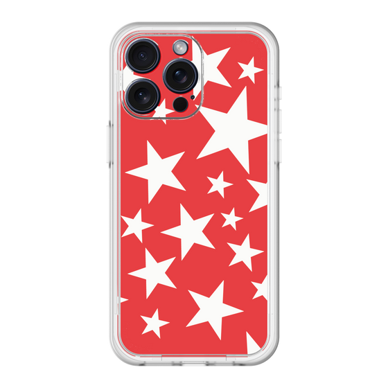 スリムプロテクションプレミアムケース［ Stars - Red ］