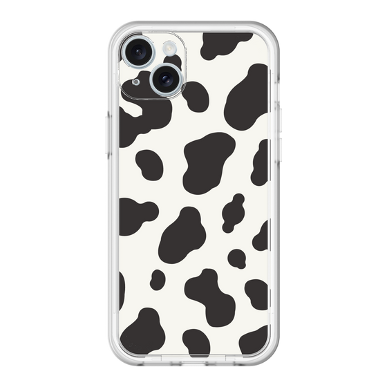 スリムプロテクションプレミアムケース［ Cow - White ］