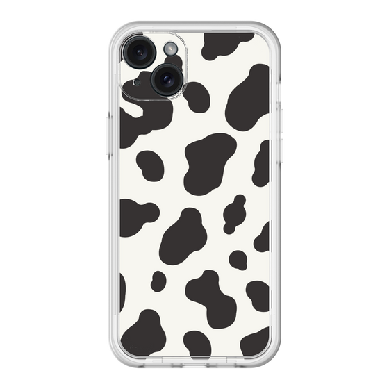 スリムプロテクションプレミアムケース［ Cow - White ］