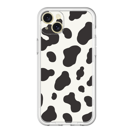スリムプロテクションプレミアムケース［ Cow - White ］