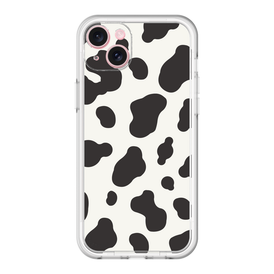 スリムプロテクションプレミアムケース［ Cow - White ］