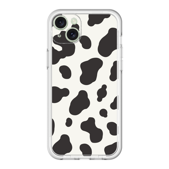 スリムプロテクションプレミアムケース［ Cow - White ］