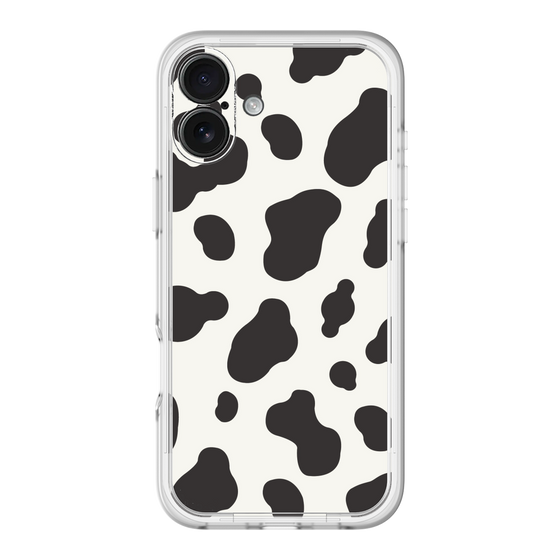 スリムプロテクションプレミアムケース［ Cow - White ］