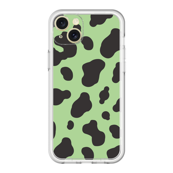 スリムプロテクションプレミアムケース［ Cow - Green ］