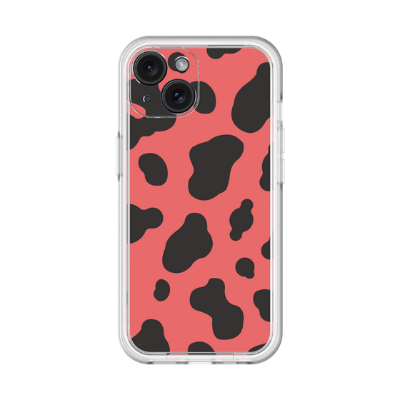 スリムプロテクションプレミアムケース［ Cow - Red ］