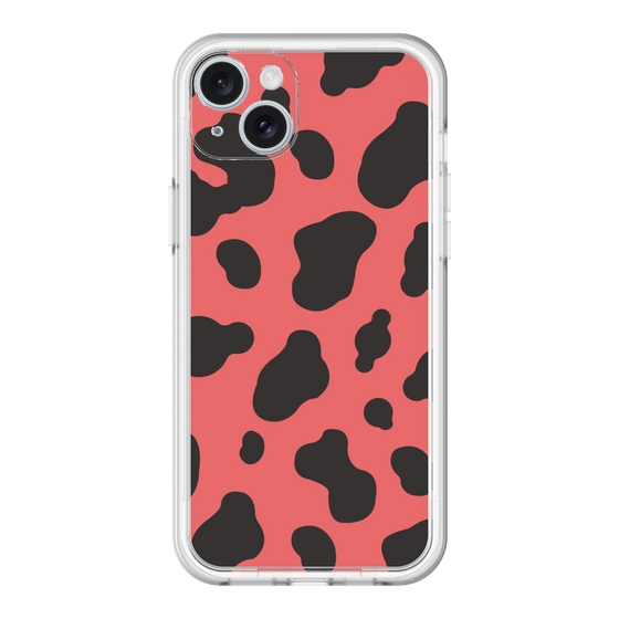 スリムプロテクションプレミアムケース［ Cow - Red ］