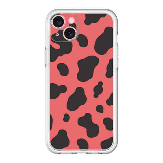 スリムプロテクションプレミアムケース［ Cow - Red ］