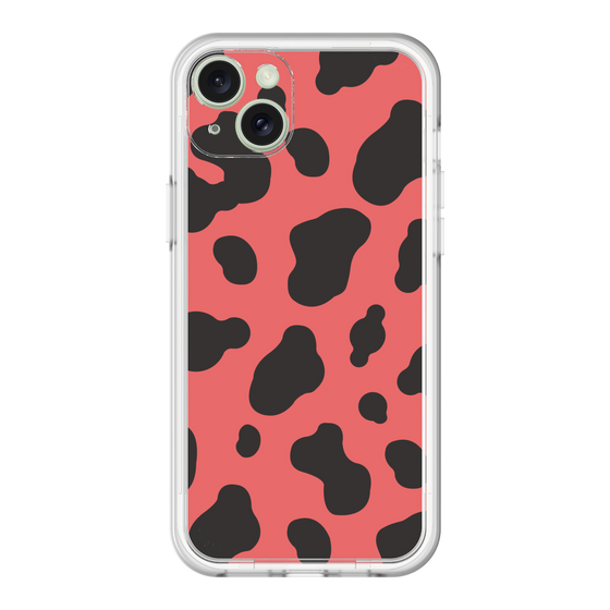 スリムプロテクションプレミアムケース［ Cow - Red ］