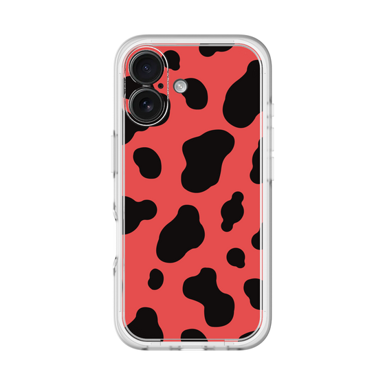 スリムプロテクションプレミアムケース［ Cow - Red ］