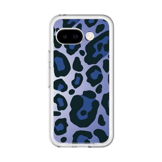 スリムプロテクションプレミアムケース［ Leopard - Blue ］